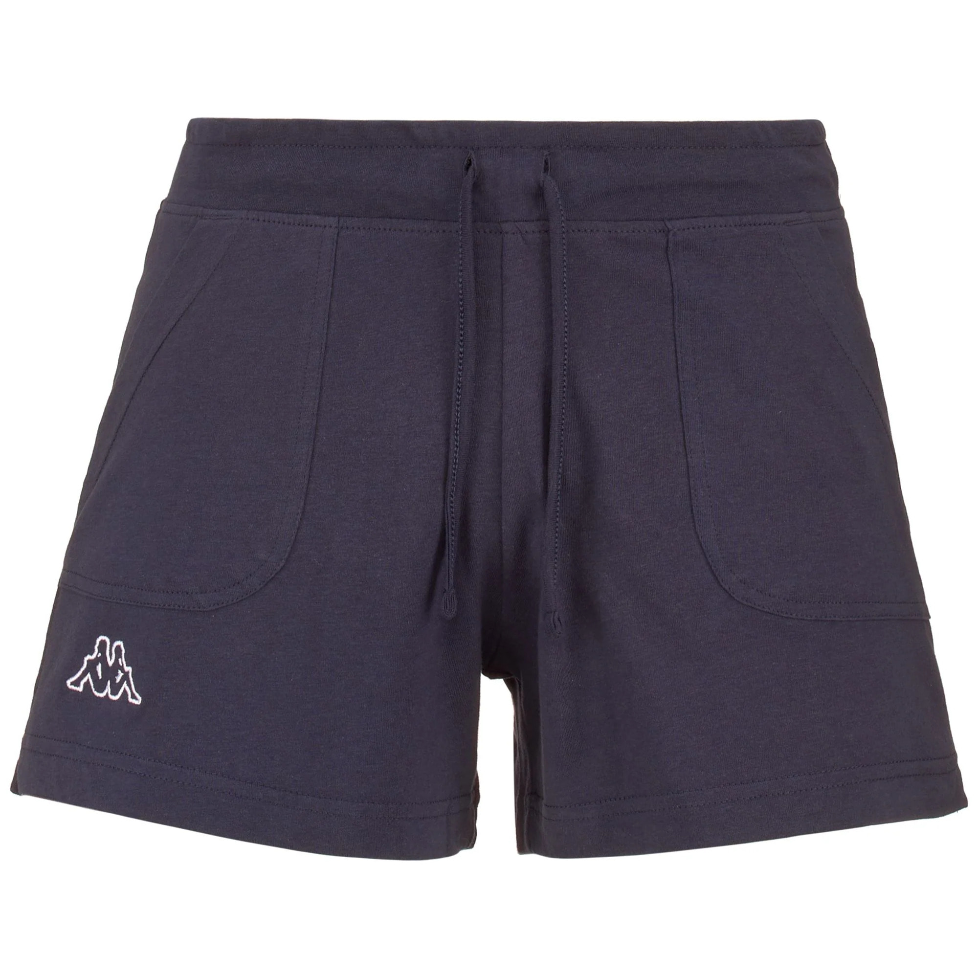 Kappa - Pantaloni Corti Donna Blu - Logo Caber
