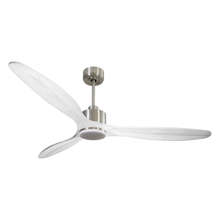 Ventilateur de plafond Réversible  Thermostat Dimmable Wifi Moteur à courant continu Toits en pente Télécommande Lumière à trois tons Hypersilence Mémoire