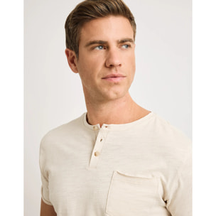 Camiseta Manga Corta Off White - Barny