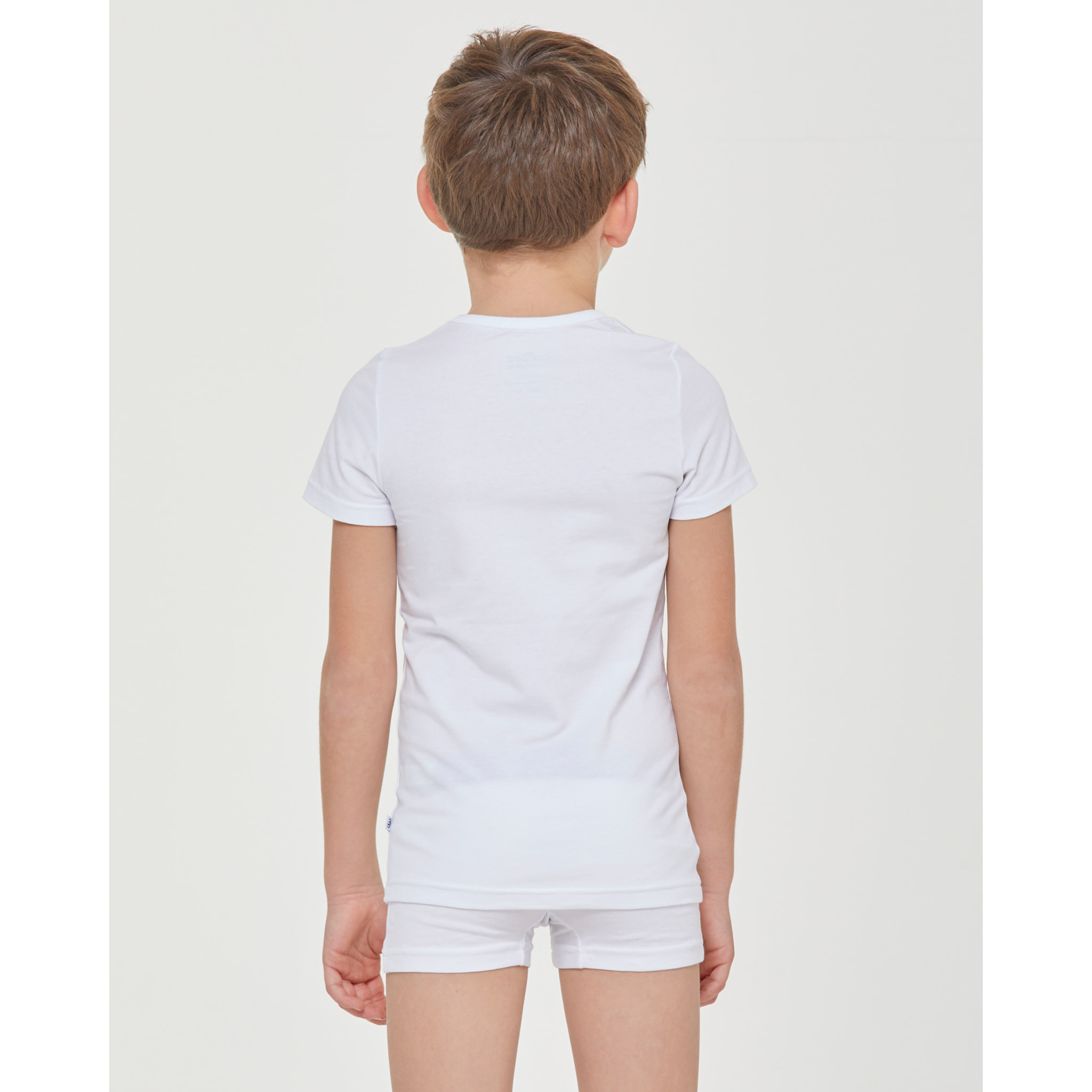 T-shirt girocollo bimbo in cotone organico