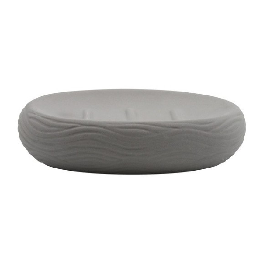 Porte savon céramique WAVE Gris MSV