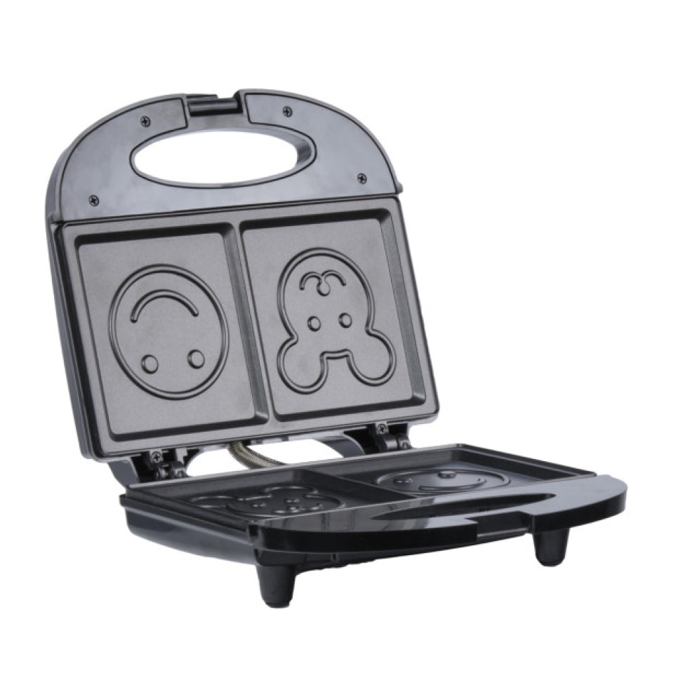 Appareil à croque monsieur plaques smiley anti-adhésives - SMILEE