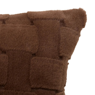 Coussin Nalia rectangulaire 50x80cm marron