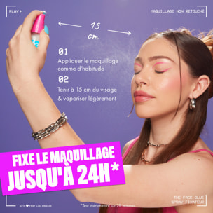 NYX Professional Makeup The Face Glue Setting Spray, Spray fixateur résistant aux transferts et waterproof, 60ml