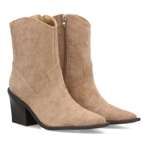 Botín cowboy mujer con tacon