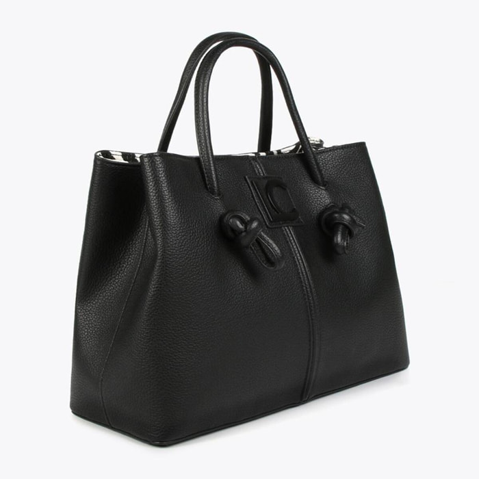 Borsa shopper media con dettagli