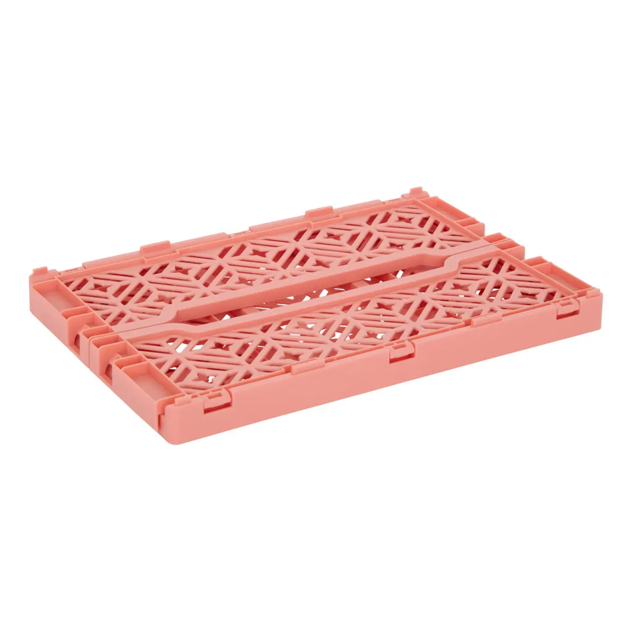 Cagette pliable Arry 30x20cm corail