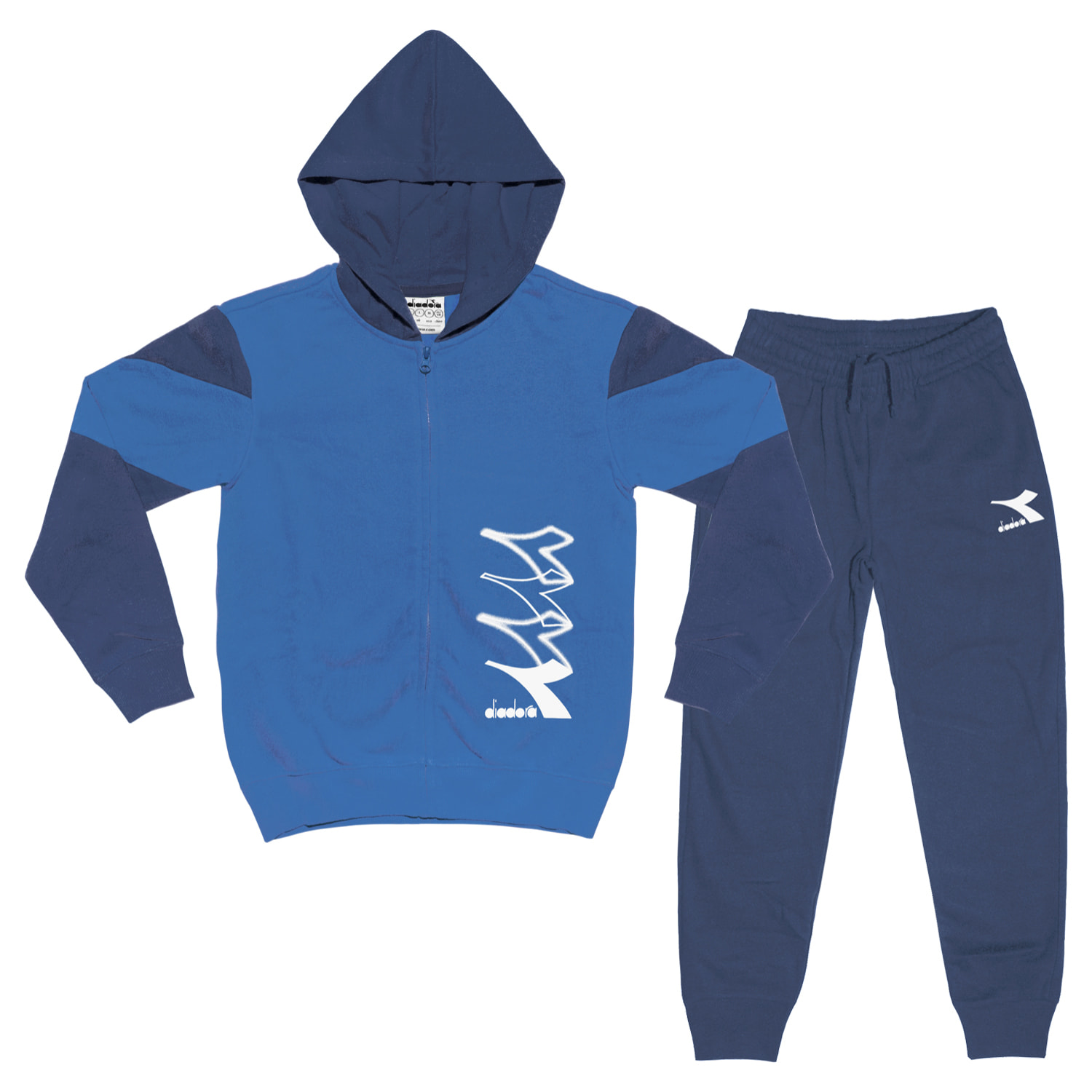 Tuta Bimbo Ragazzo DIADORA Cotone Felpato Zip Art.180956