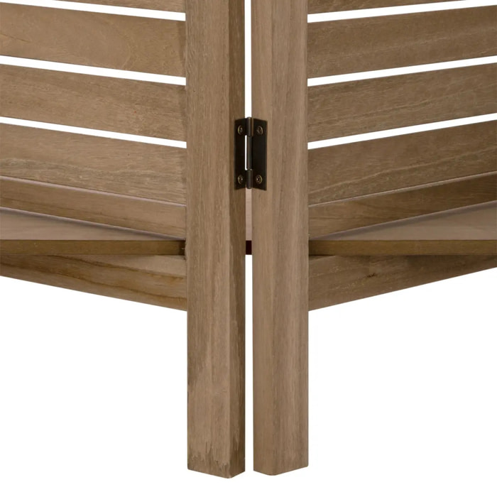 Paravent "Tiam" 3 étagères bois H170cm