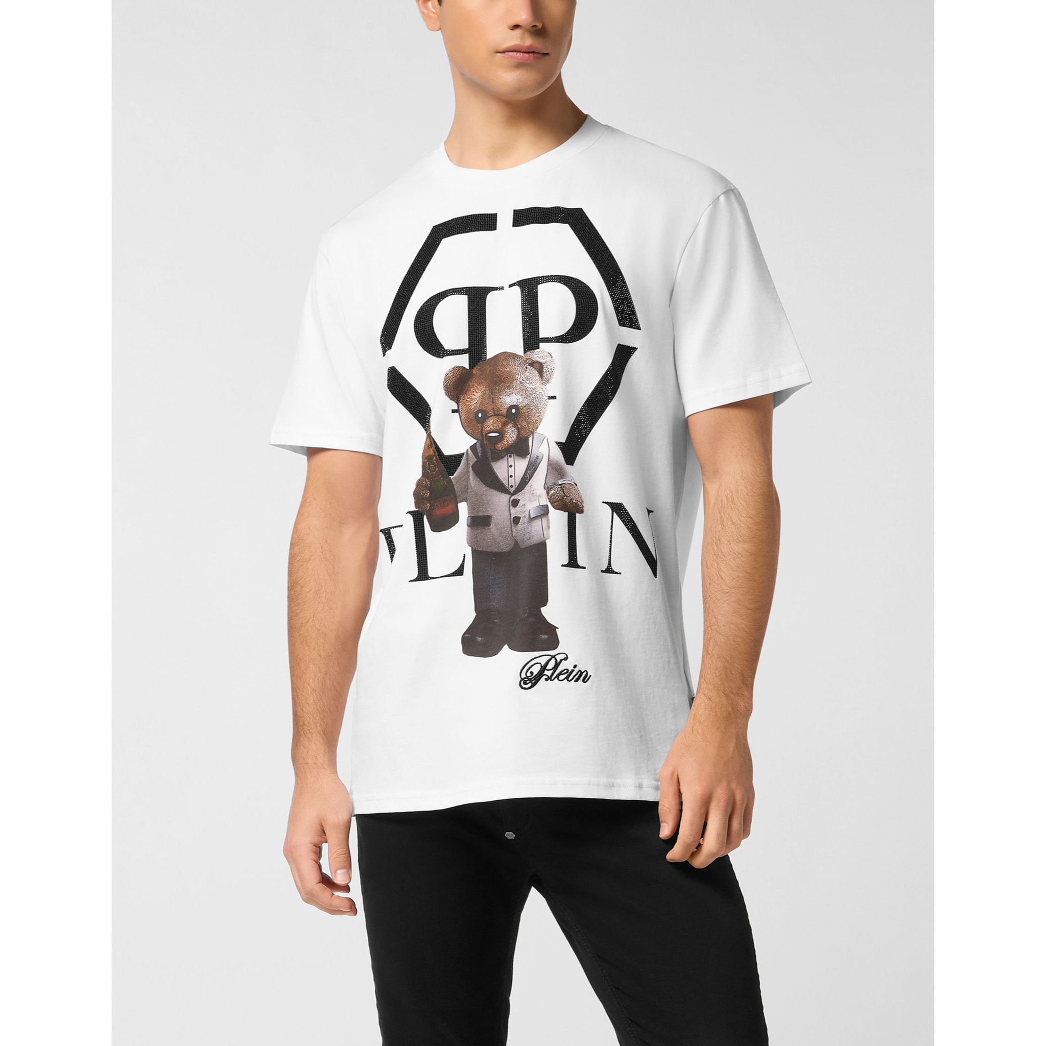 PHILIPP PLEIN T-Shirt Round Neck Ss TEDDY