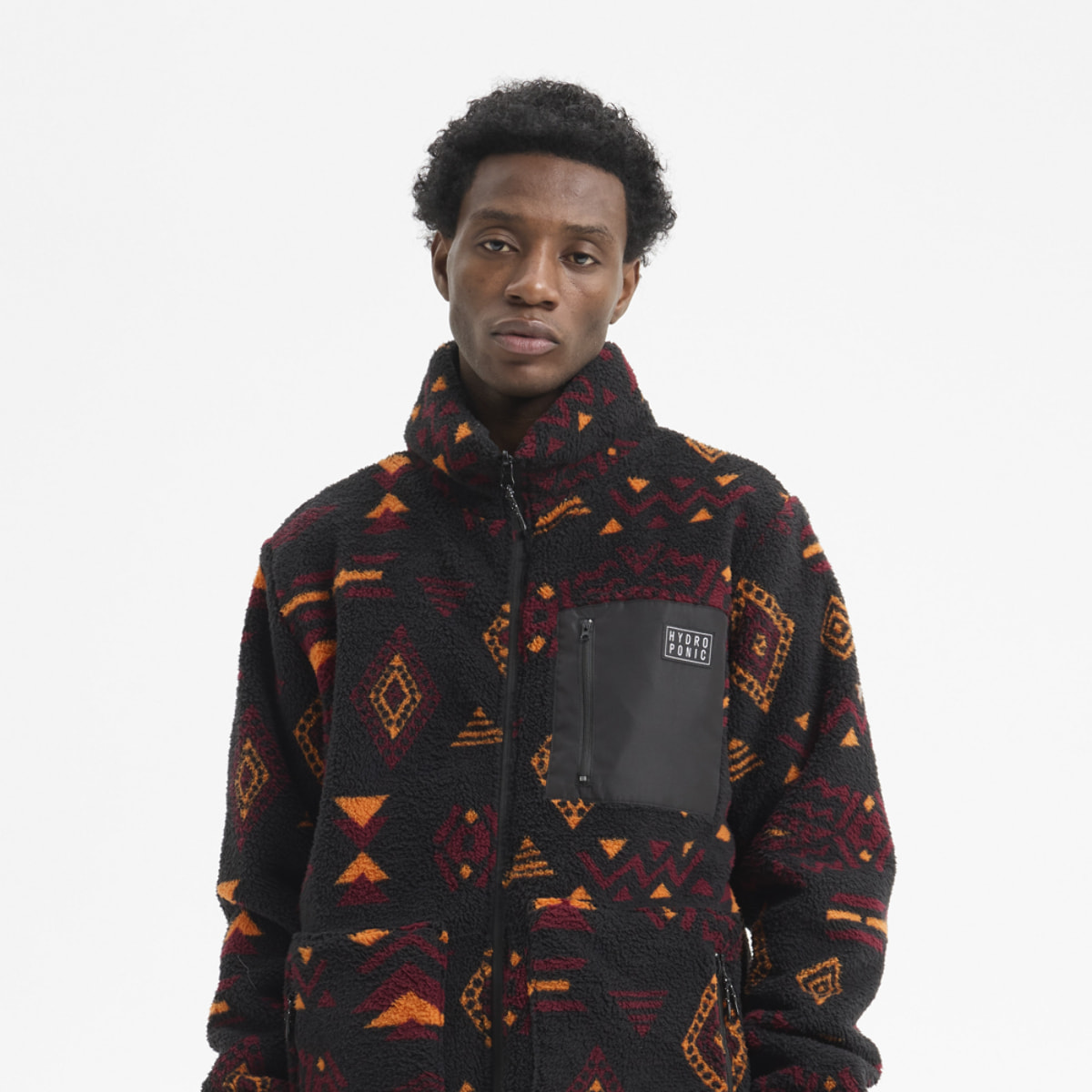 Chaqueta reversible de cuello alto Hydroponic
