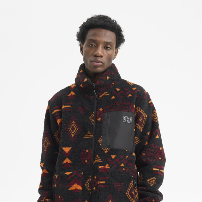 Chaqueta reversible de cuello alto Hydroponic