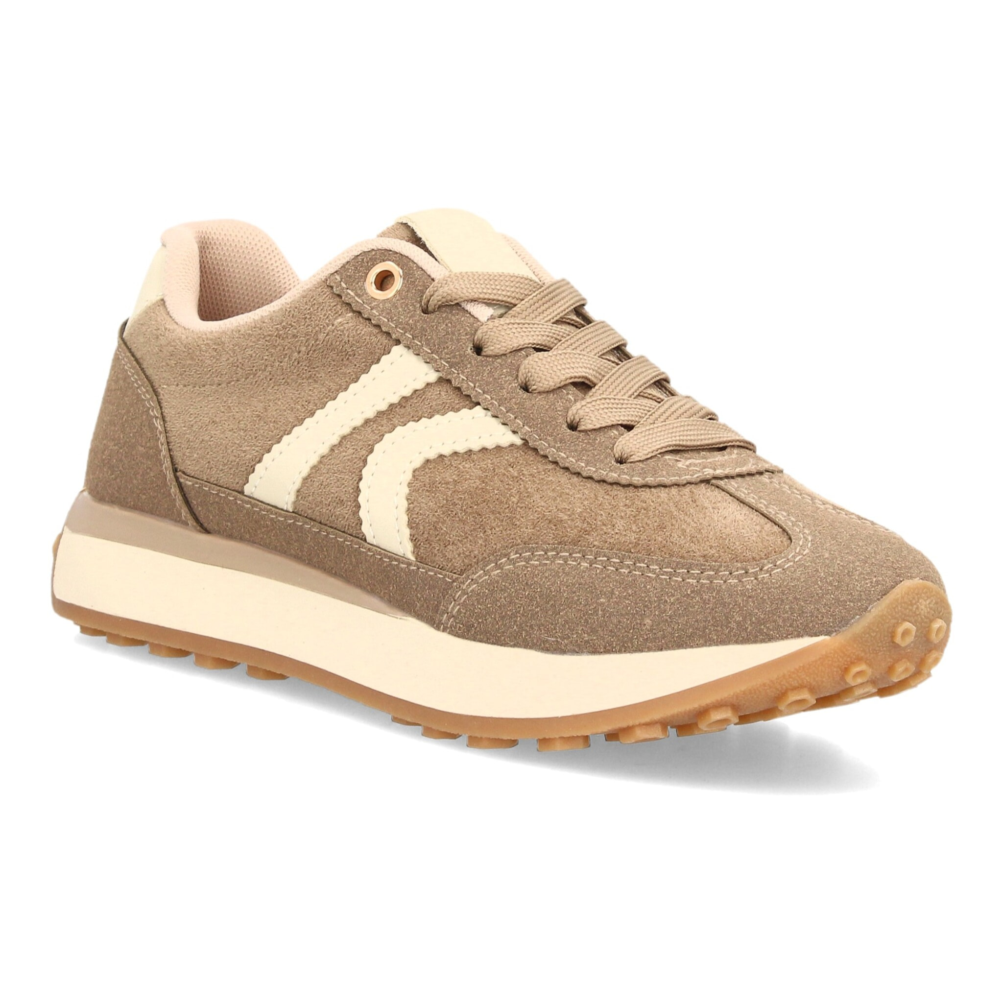 Zapatillas casual retro con cordones para mujer