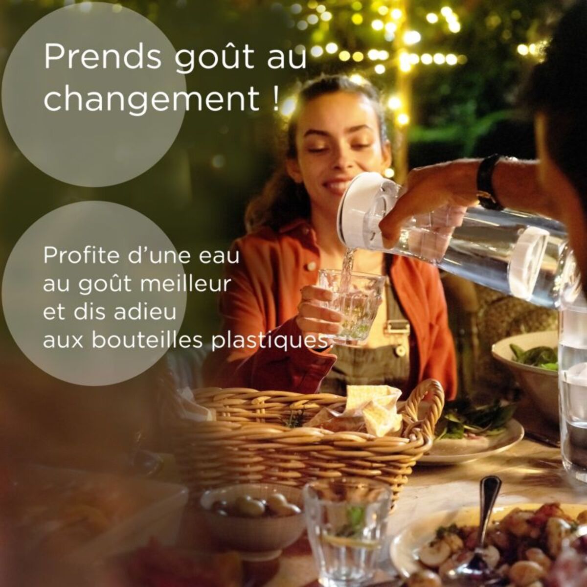 Bouteille BRITA FILL&SERVE MIND gris foncé