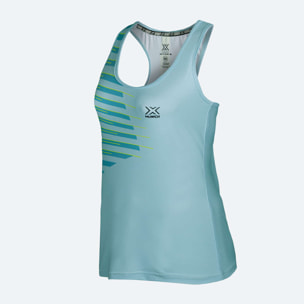 WOMAN BASIC TANK TOP AQUA