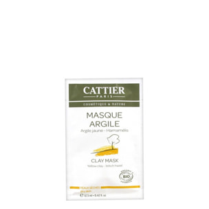 Masque Argile Jaune - Peaux Sèches - Unidose 12,5 ml