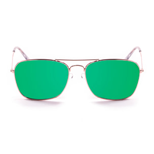 Gafas de sol OCEAN BERLIN - Plana dorado con patillas metálicas doradas