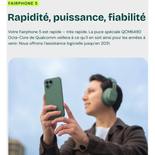 Smartphone FAIRPHONE 5 Transparent 256Go