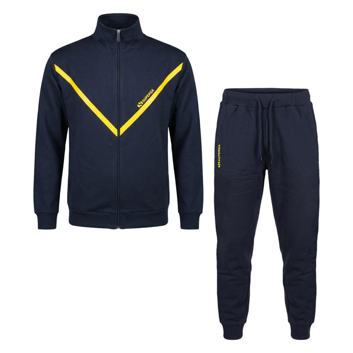 Tuta Uomo SUPERGA Cotone Leggero Zip