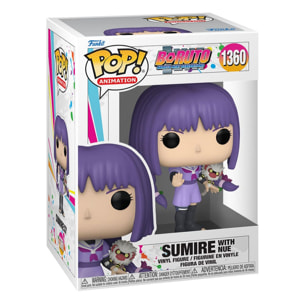 Boruto - Naruto Next Generations Funko Pop! Vinile Figura Sumire con Nue 9 Cm