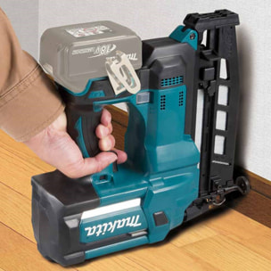 Clavadora inalámbrica 18V LXT 16 Ga 25 - 64 mm - MAKITA - con 2 baterías 18v 5.0Ah - cargador - MakPac - DBN600RTJ