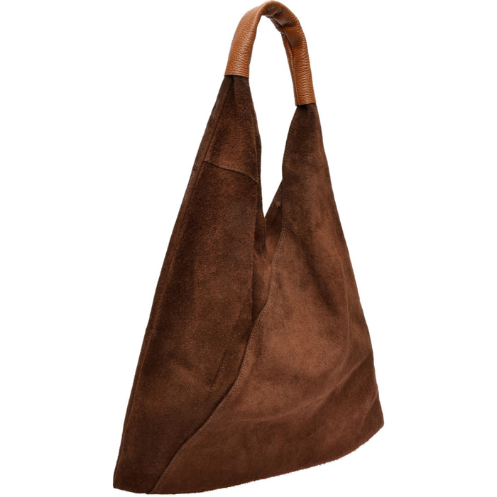 Borsa a tracolla Anna Luchini Marrone