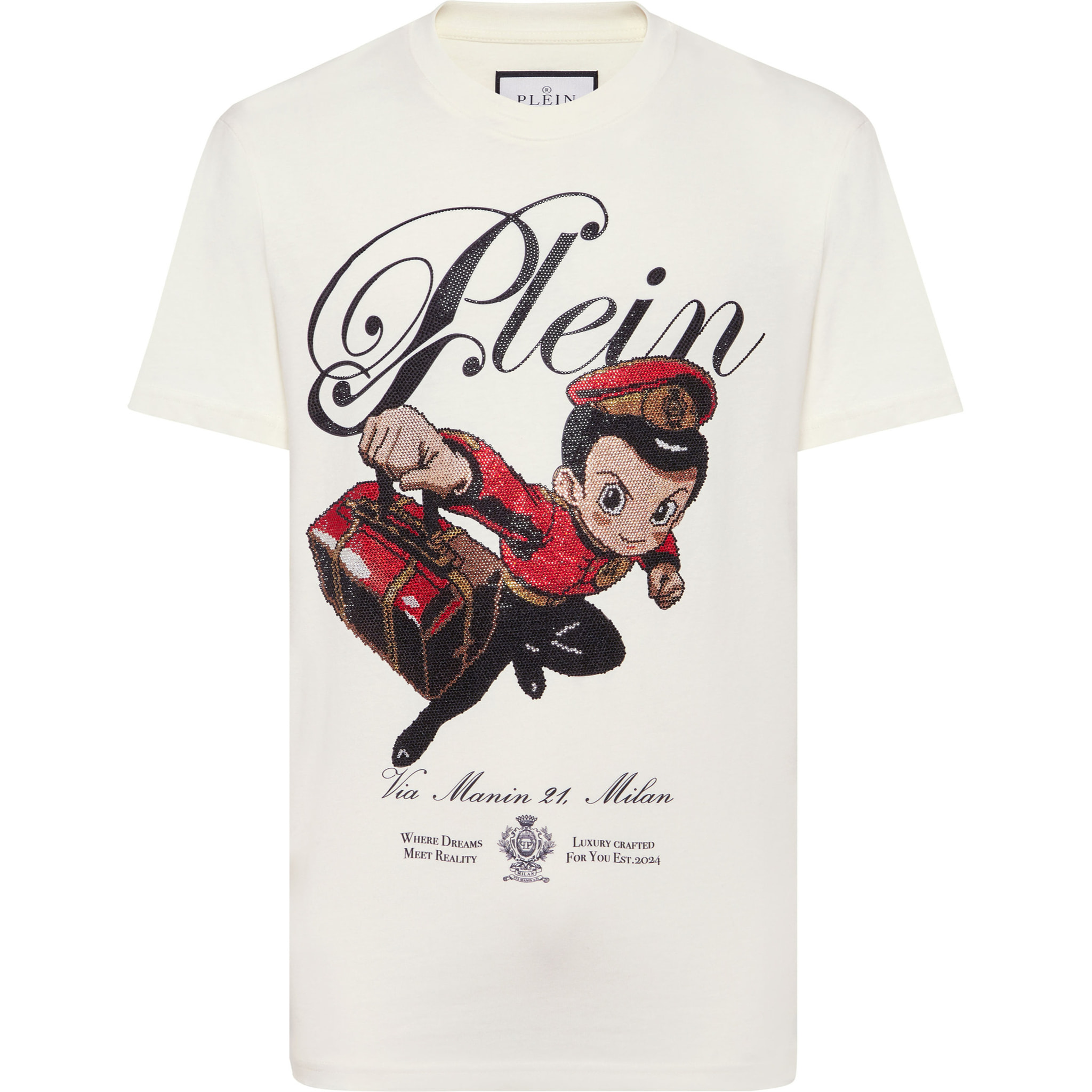 PHILIPP PLEIN T-Shirt Round Neck Ss