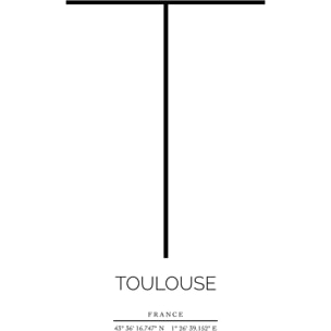 Tableau Toulouse Toile imprimée