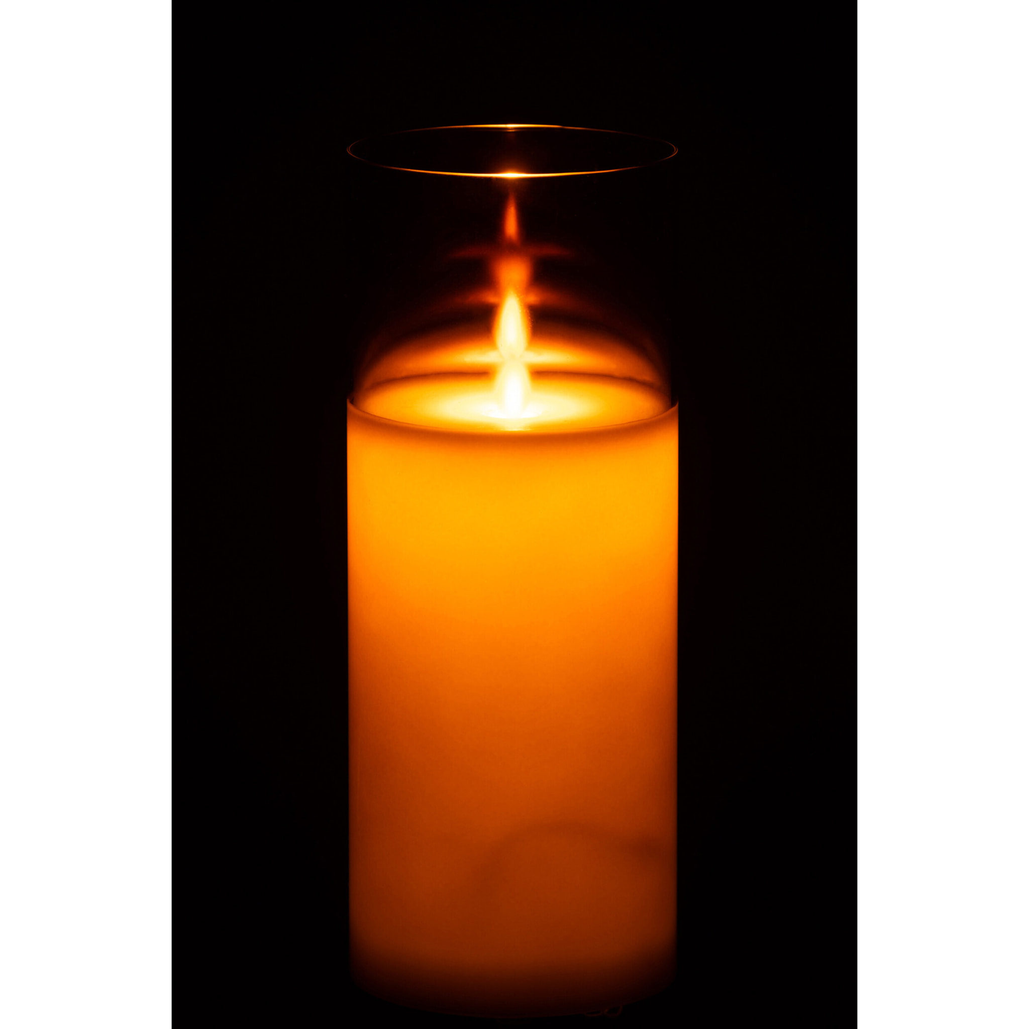 J-Line lampe Brillante - verre - brun - large - LED