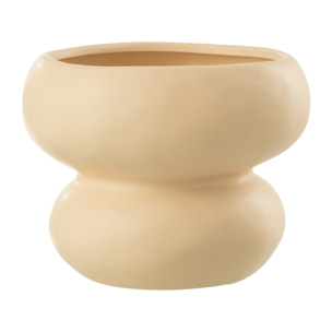 J-Line cache-pot Cercle - porcelaine - rose - Ø 19.5 cm