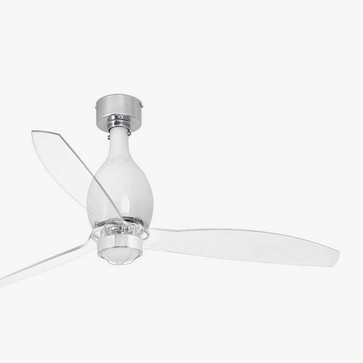 MINI ETERFAN M LED Ventilateur blanc brillant/transparent DC