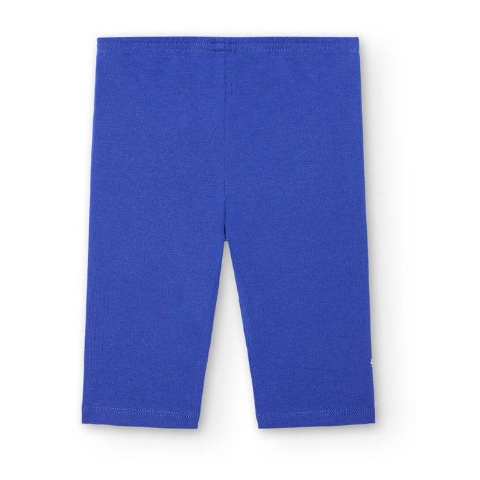 Leggings pirata niña, algodón estampado, lila