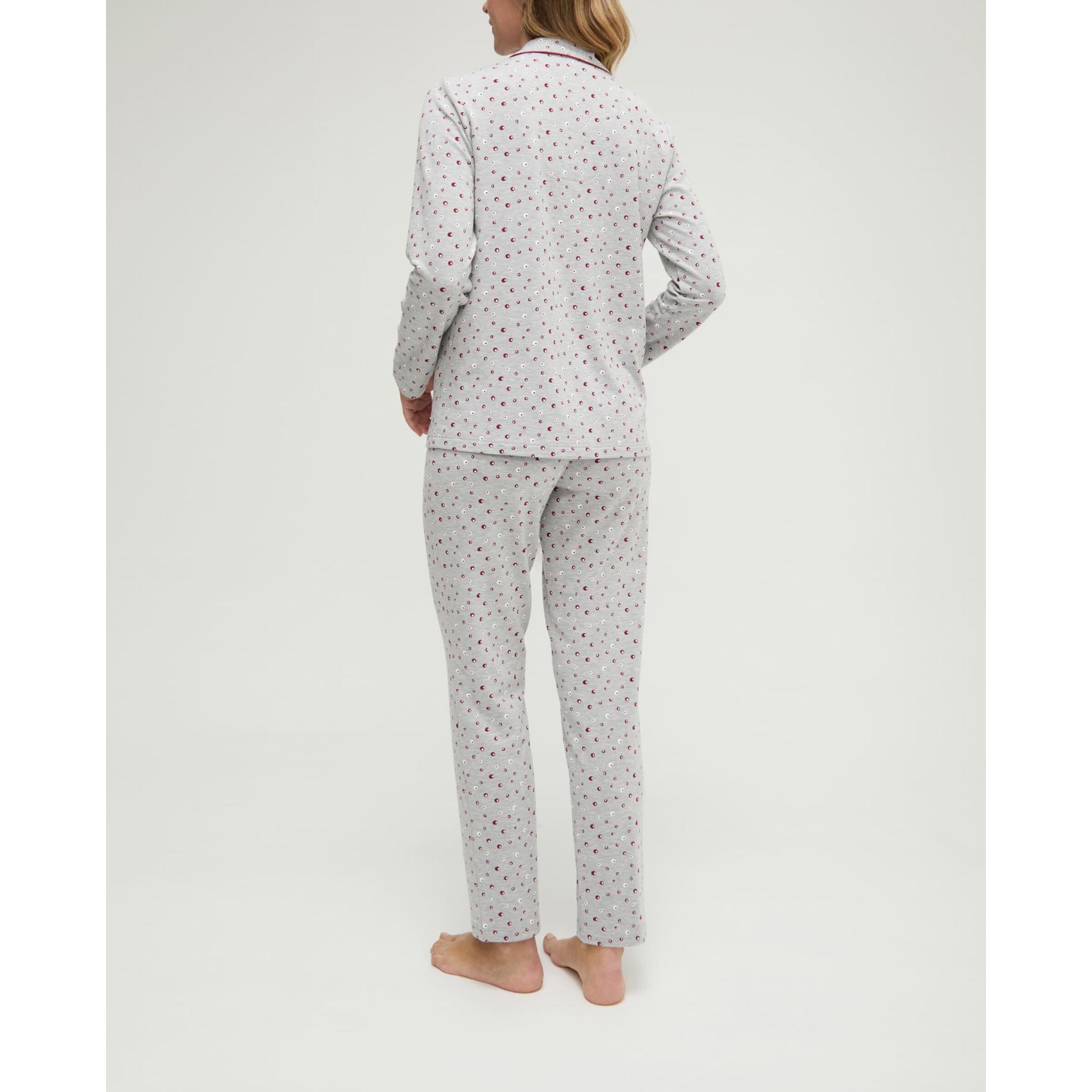 Pijama mujer vigore estampado abierto
