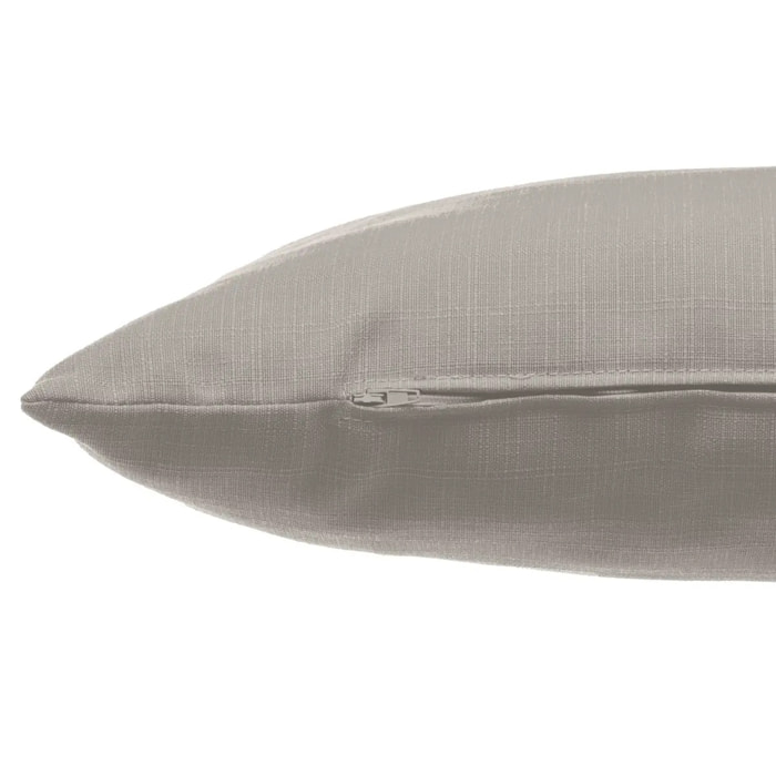 Coussin déco d'extérieur "Korai" taupe 30x50cm en polyester