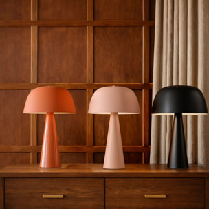 Lampe en métal mat noir KALYSTA
