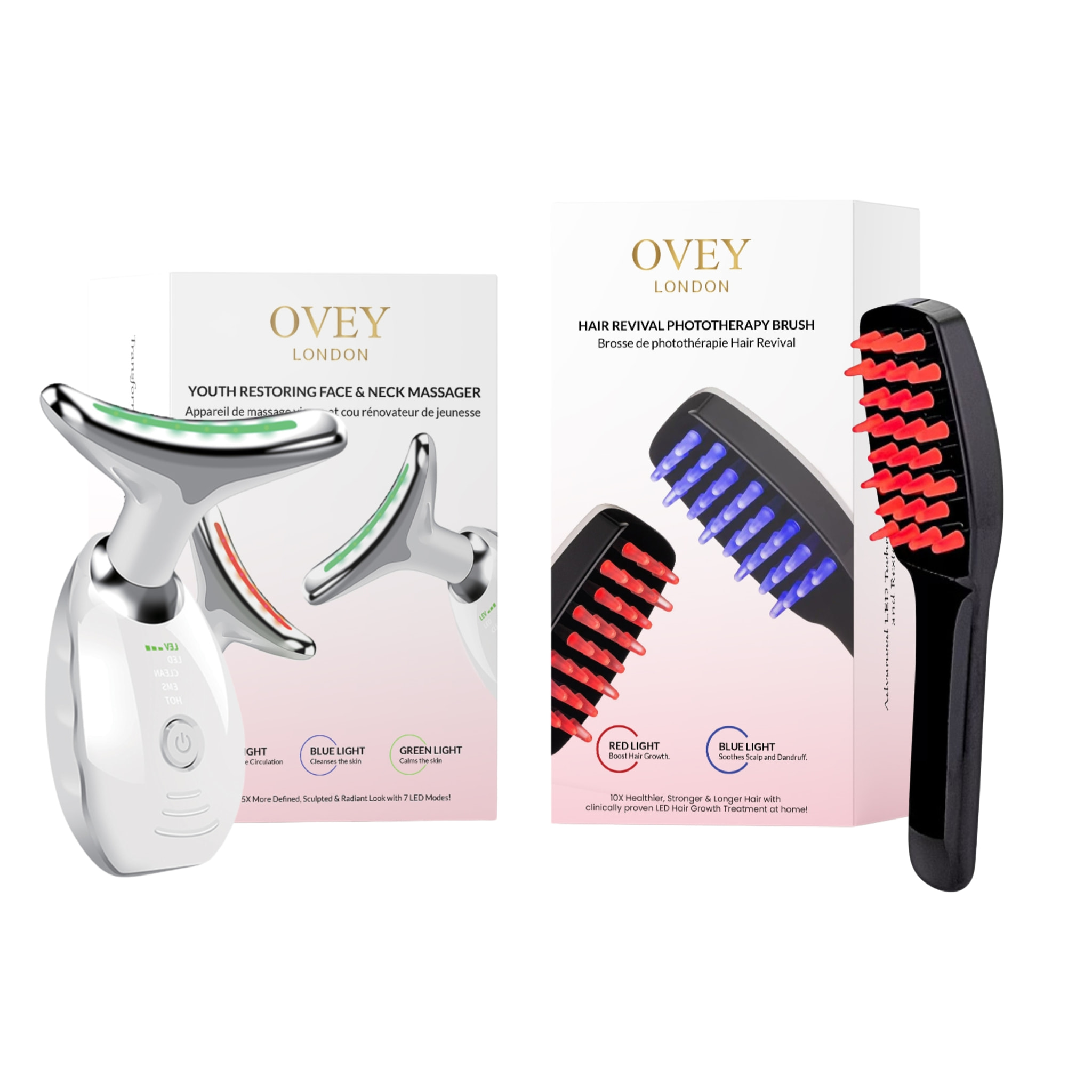 Kit de terapia antienvejecimiento para rostro y cabello