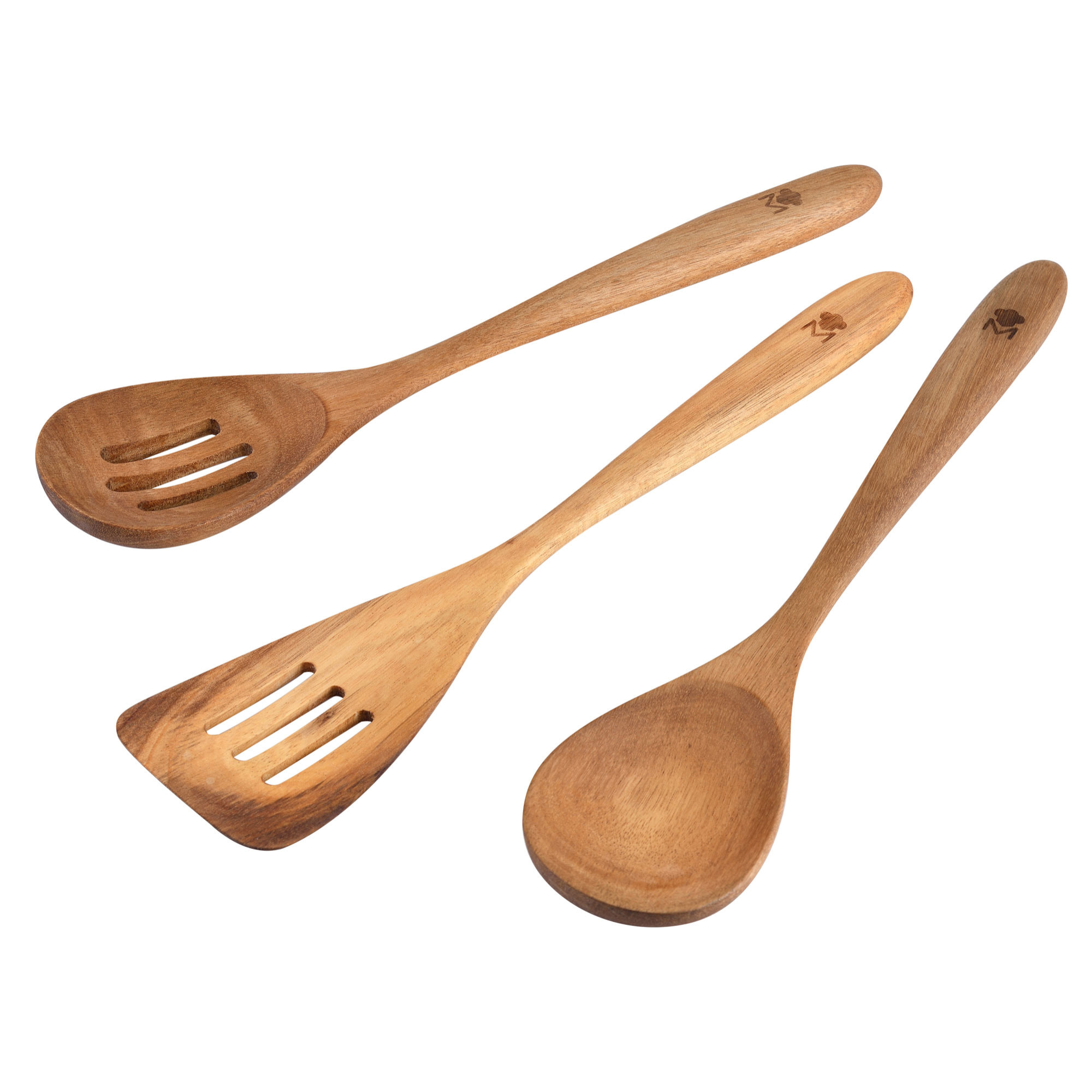 Set 3pcs utensilios de cocina acacia, Masterpro