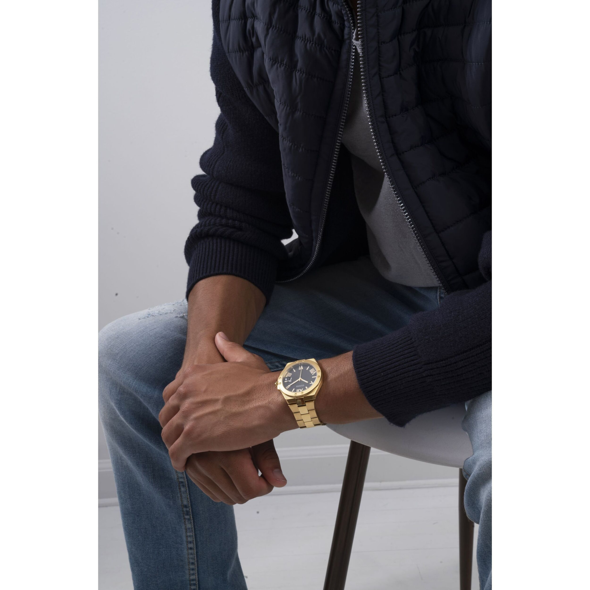 Guess Reloj Analógico Analógico De Cuarzo Perspectiva Gd