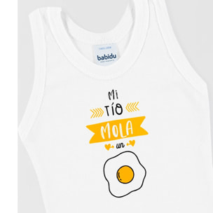 Body bebé tirantes personalizado frases