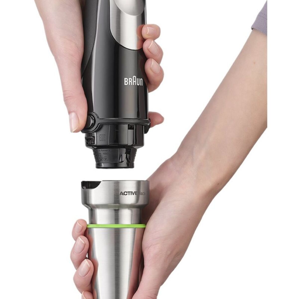 Mixeur BRAUN MQ9187XLI MultiQuick 9 noir et gris 8 accessoires