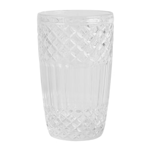 Juego de vasos de cristal de 380ml Transparente San Ignacio