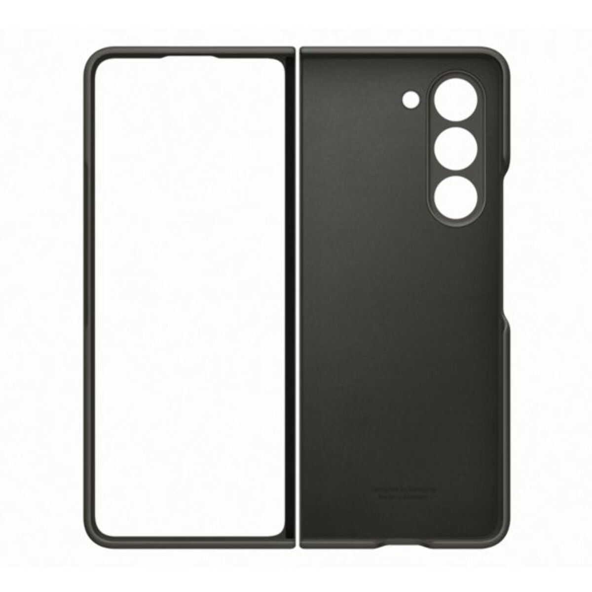 Coque SAMSUNG Z Fold 5 Simili Cuir Graphite