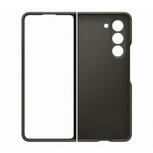 Coque SAMSUNG Z Fold 5 Simili Cuir Graphite