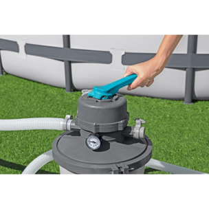 Bestway Pompe de filtration à sable pour piscine hors sol 3 596 L/h