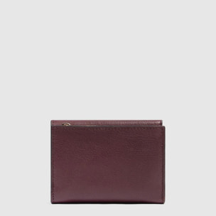 Piquadro Portafogli da piccolo in pelle con porta carte di credito, schermato con protezione RFID