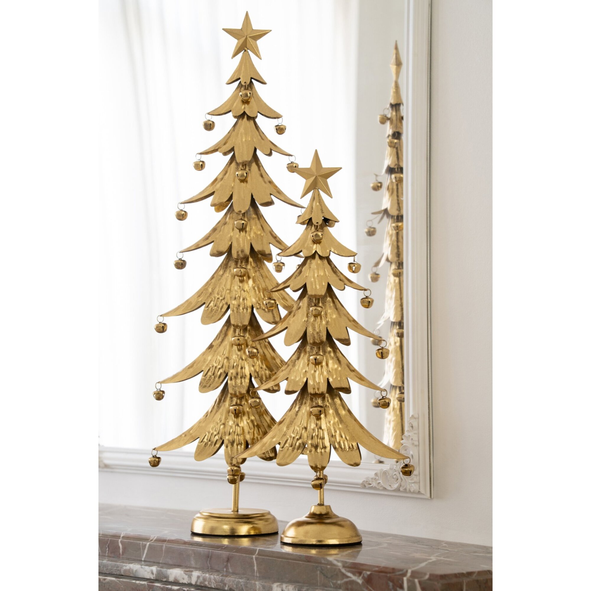 J-Line Sapin de Noël - fer - doré - small