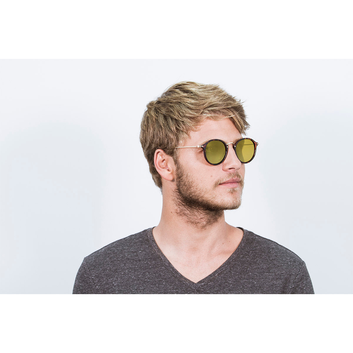 GAFAS DE SOL SUNPERS BIARRITZ METAL BRIDGE & TEMPLE de color Rojo