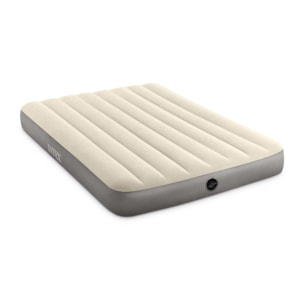 Intex Colchón Hinchable Cuadrado y Medio Dura-Beam Altura Simple, 137x191x25 cm