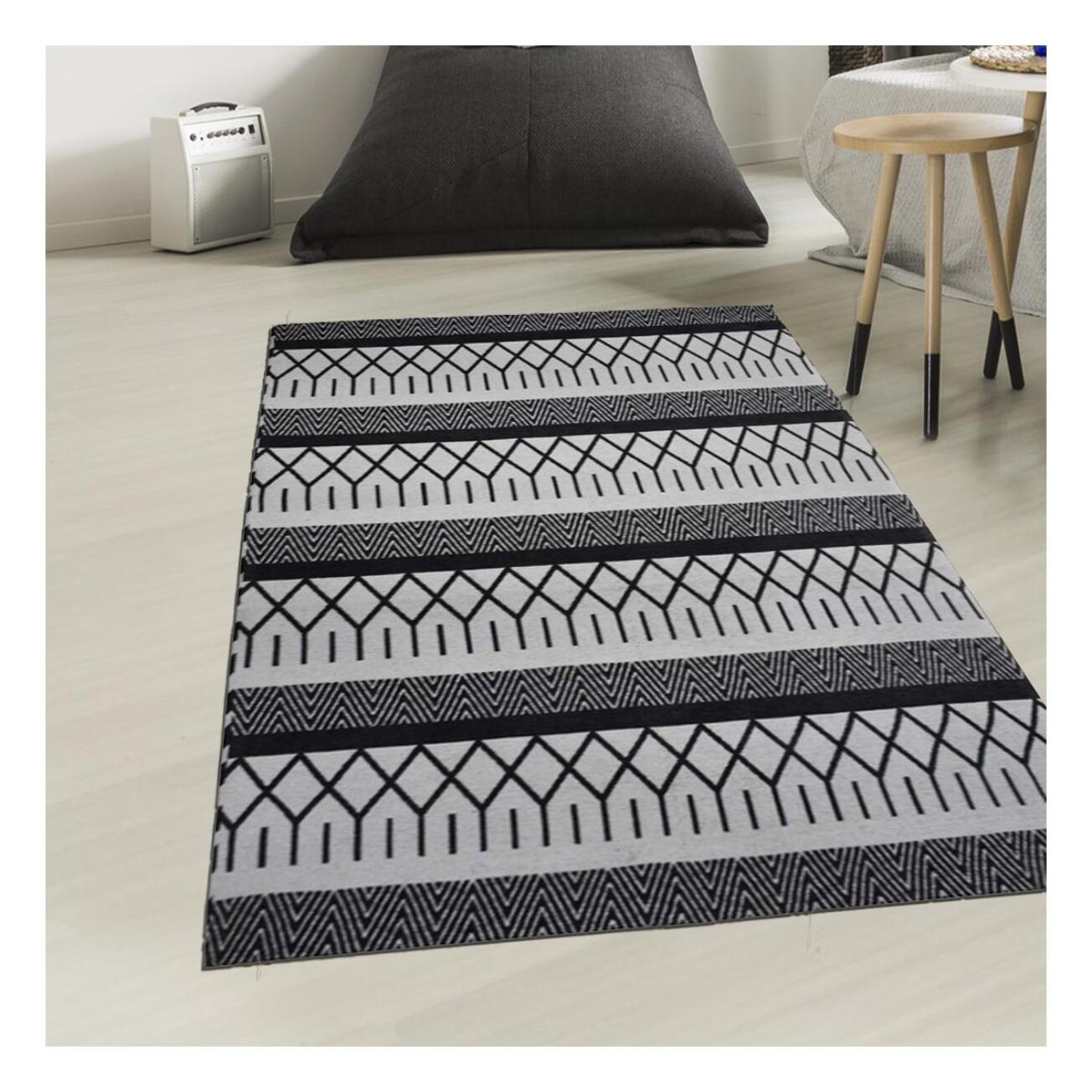 Tapis salon et chambre fait à la main motif scandinave BAFA