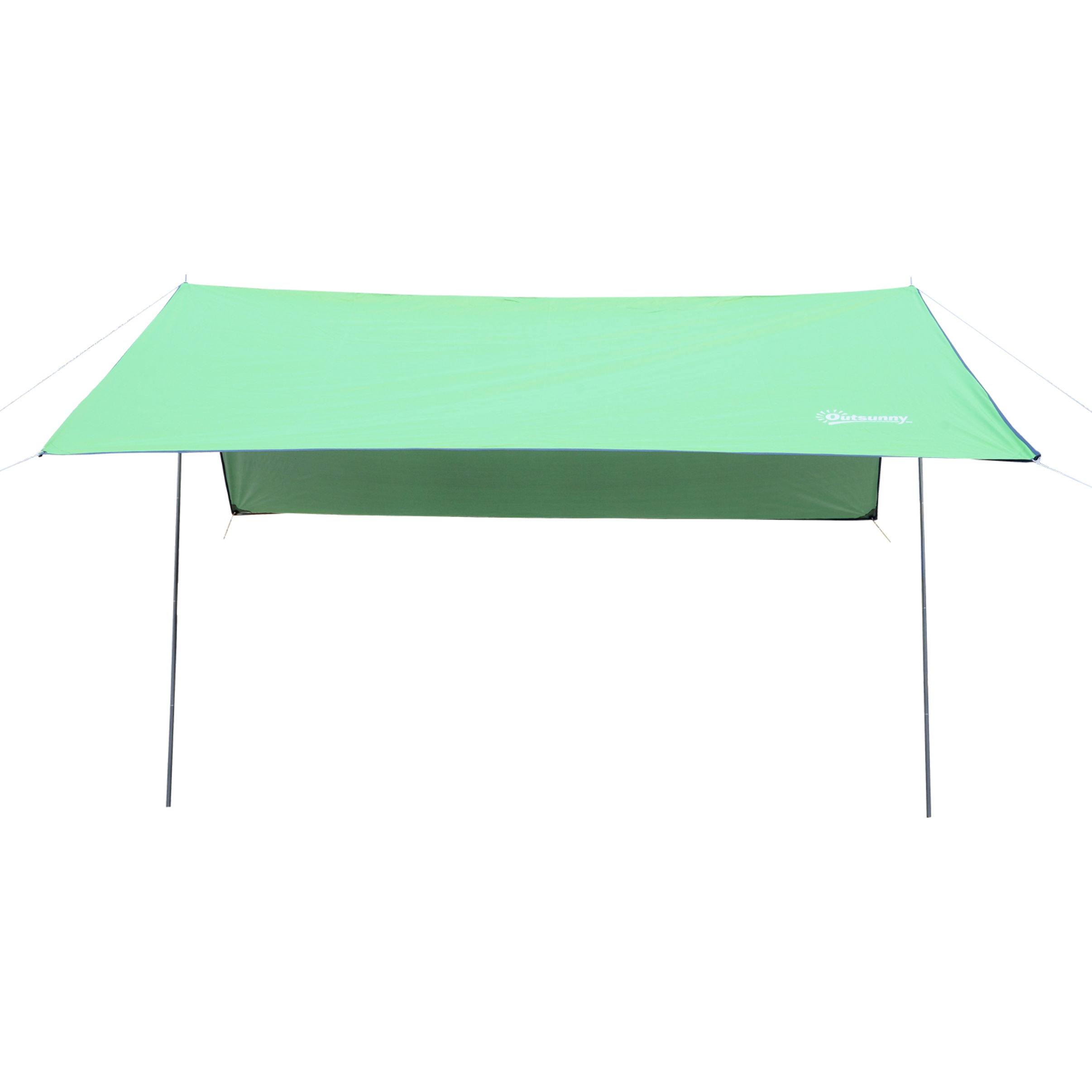 Toldo de Refugio Portátil Protección Solar 3x3 m Verde